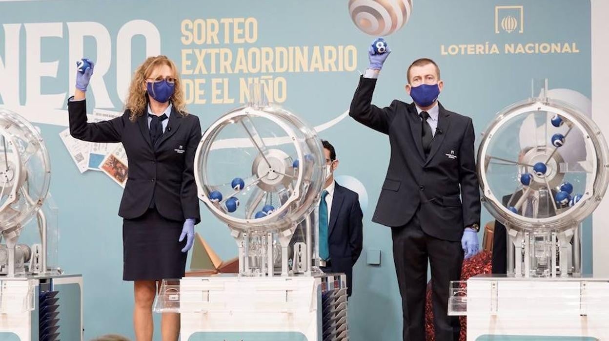 Sorteo Extraordinario de ‘El Niño’, en Madrid (España) a 6 de enero de 2021.