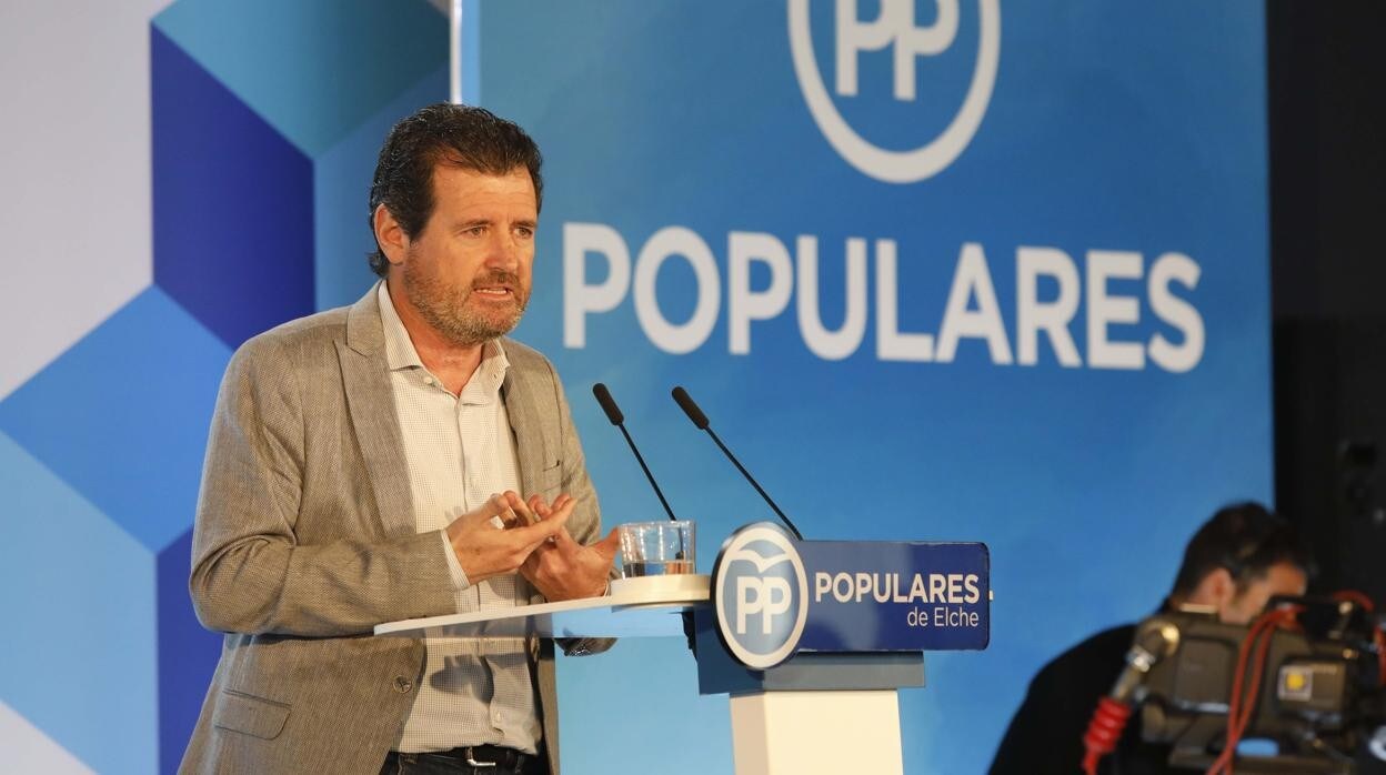 Imagen de archivo del diputado del PP valenciano José Císcar