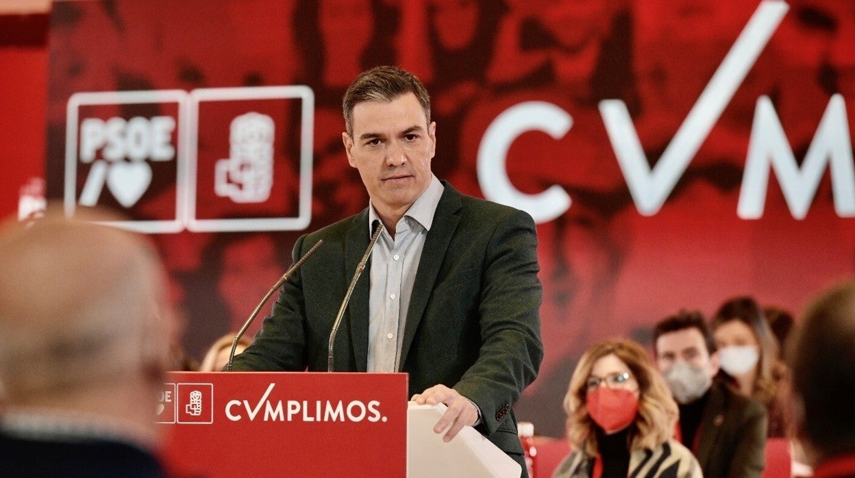 Pedro Sánchez durante el Comité Federal del PSOE en Madrid