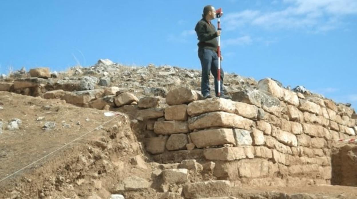 Imagen del 'oppidum' íbero de Los Rodiles, ubicado en Cubillejo de la Sierra (Guadalajara)