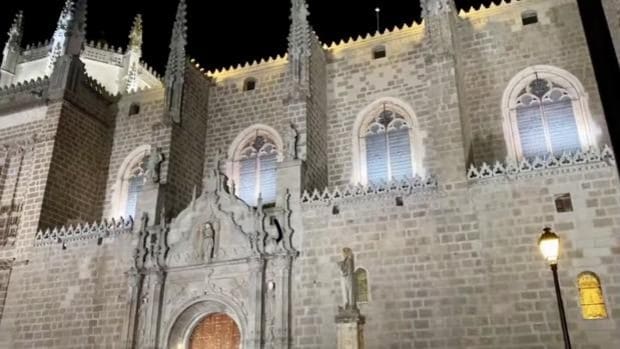 Así es la nueva iluminación artística de San Juan de los Reyes, que sustituye a la de los años 80