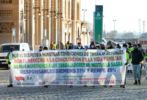 Los trabajadores de Nertus protestan en Toledo