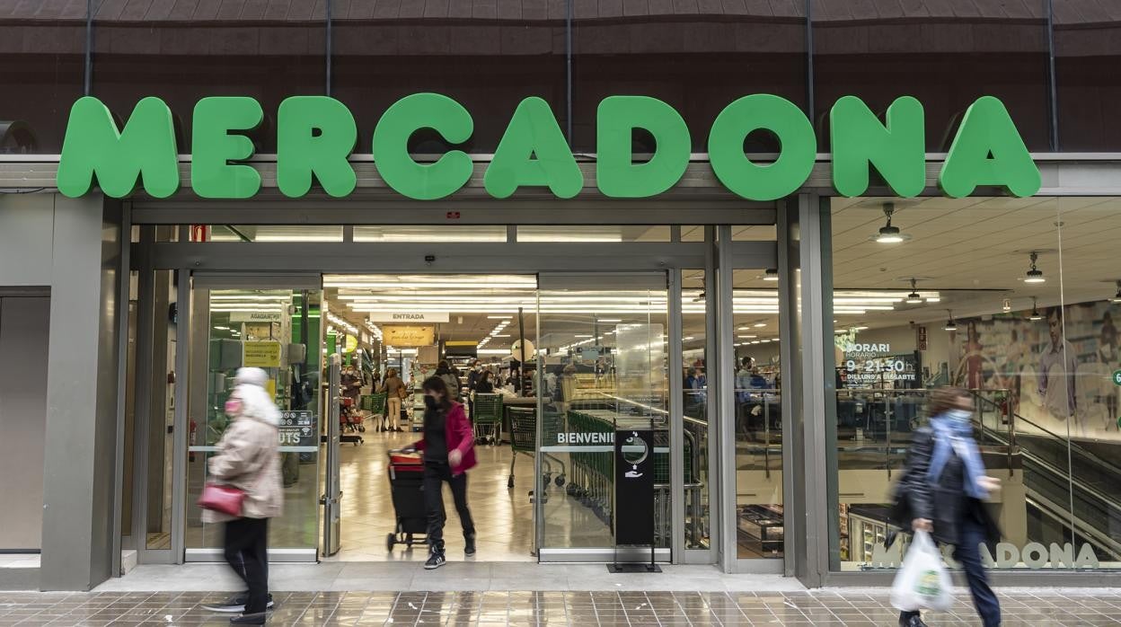 Imagen tomada en un supermercado de Mercadona en la ciudad de Valencia