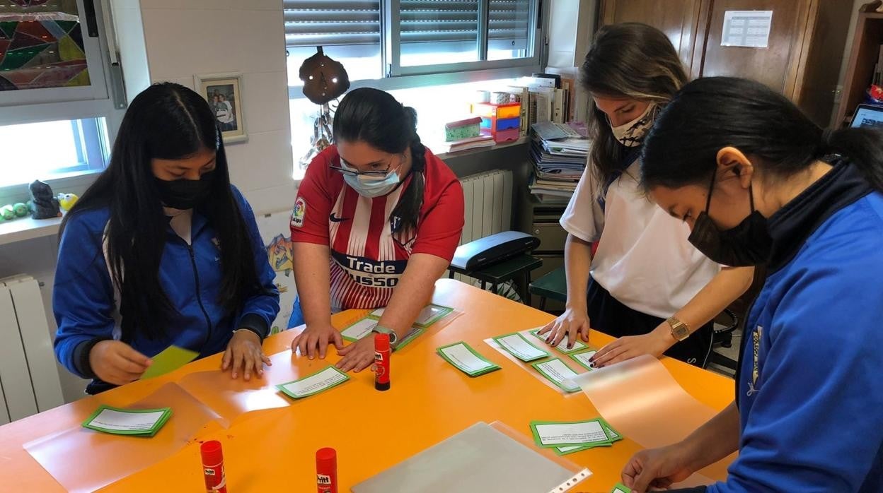 Una de las actividades en el colegio salmantino