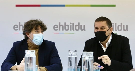 Eneko Andueza y Arnaldo Otegi