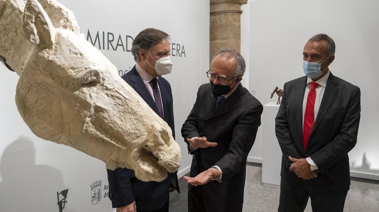 Presentación de la exposición ‘Una mirada sincera’, del escultor salmantino Venancio Blanco.