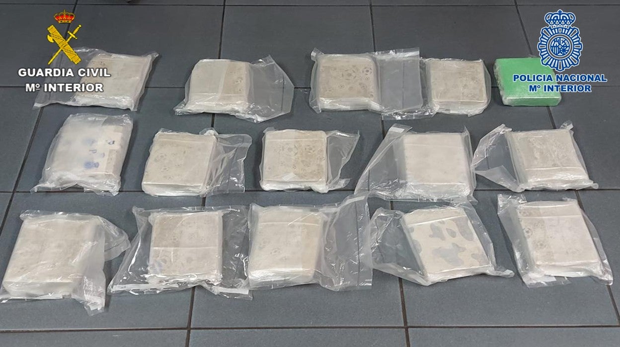 Cocaína interceptada en la investigación Jezabel-Doolitle