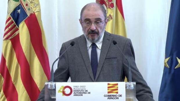 El presidente de Aragón estalla contra «la falta de respeto» de la Generalitat: «Es intolerable»