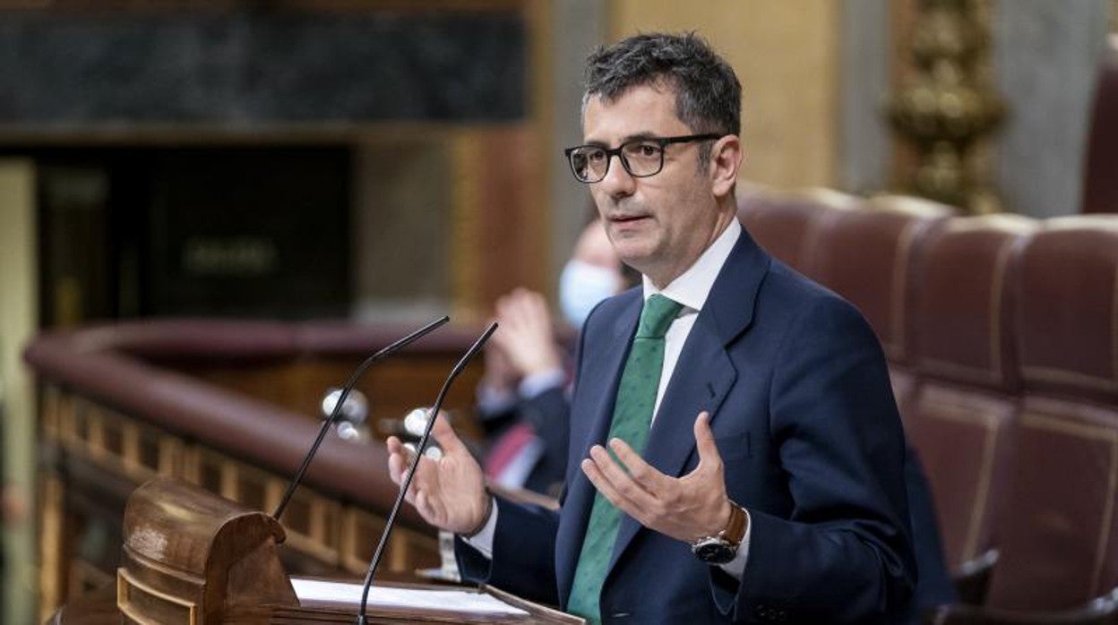 El ministro de la Presidencia, Félix Bolaños