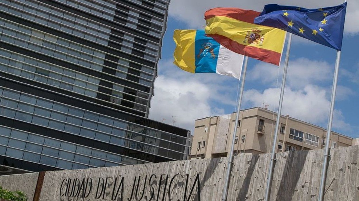 Cuidad de la Justicia de Las Palmas en foto de archivo