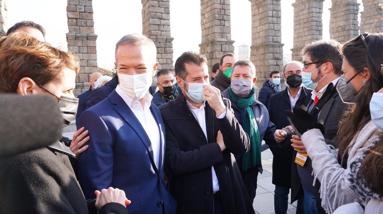 Ánder Gil, en Segovia junto a Tudanca y el resto de presidentes autonómicos socialistas