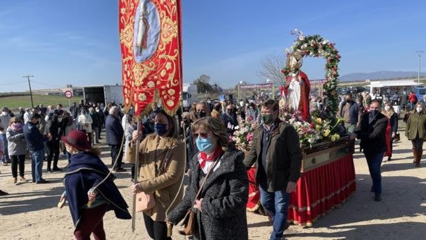 Santa Olalla disfruta de la romería de San Blas en un día espléndido