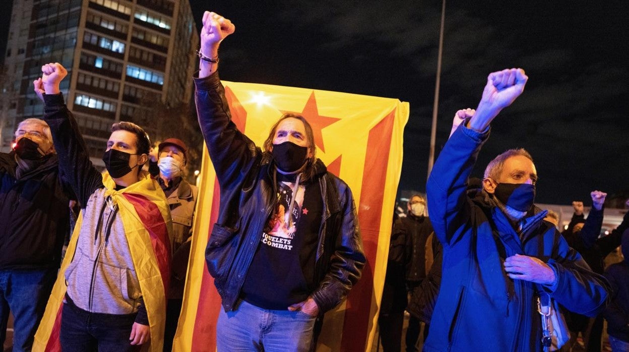 Manifestación en La Meridiana