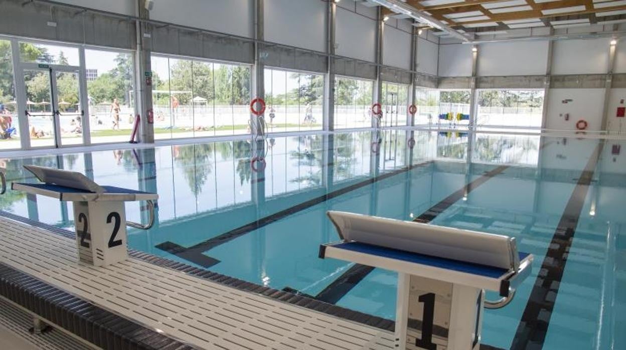 La piscina cubierta de uno de los centros deportivos municipales de Madrid