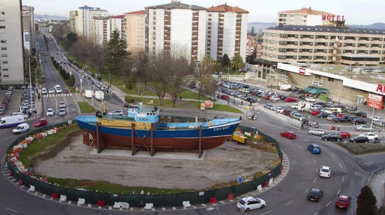 El barrio vigués de Coia, donde los agentes descubrieron el cadáver