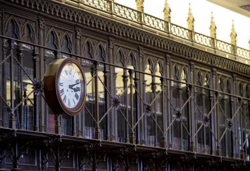 En la imagen, el reloj del Gran Casino