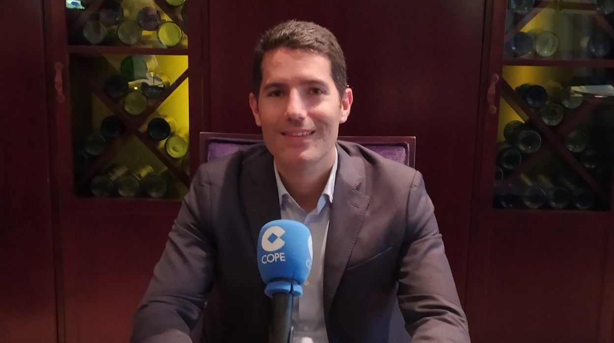 Martín Blanco durante su participación en el programa Converses