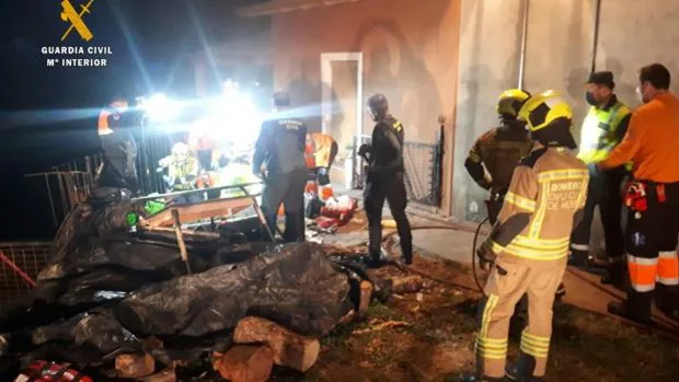 Incendio mortal en un pueblo de Huesca: un hombre de 82 años fallece al arder su casa en Lamata