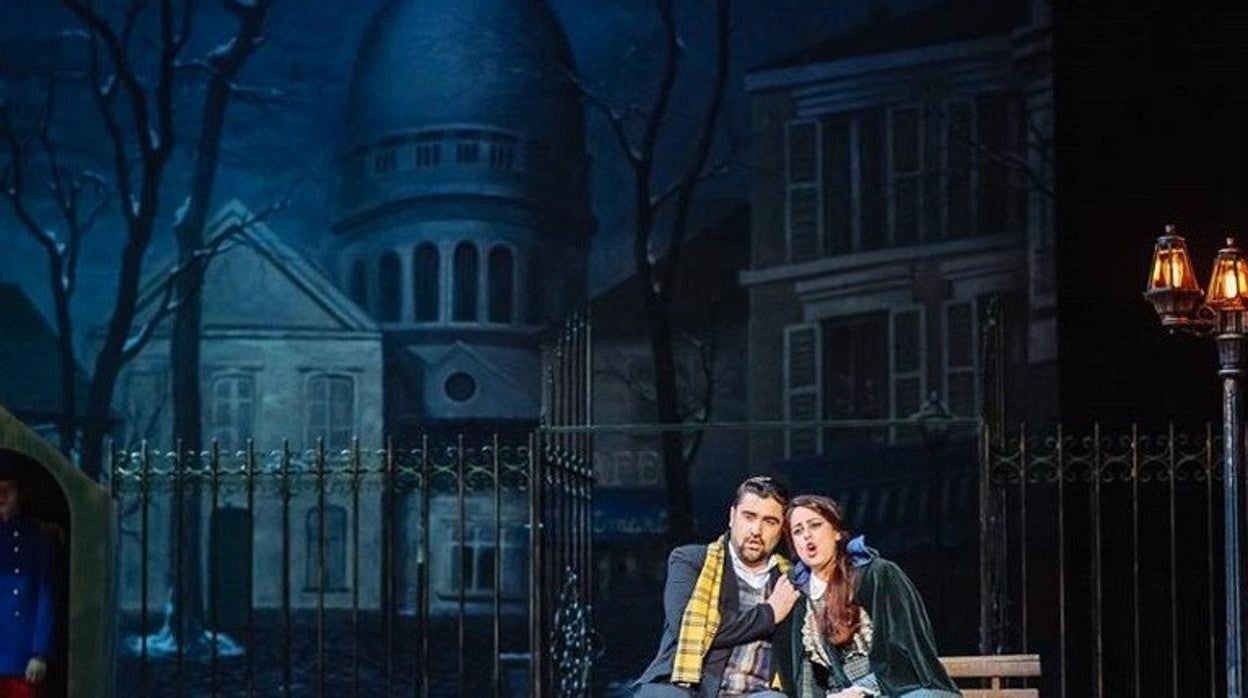 Algunos de los actores que participan en la ópera «La Boheme» que llega al Auditorio El Greco