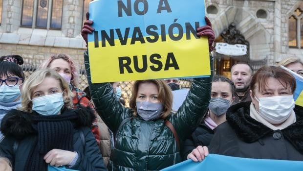 Manifestación en León: «Las sanciones son poca cosa para Putin»