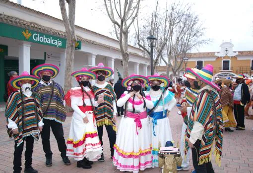 Una de las comparsas que ha participado en el Carnaval de Albacete 2022