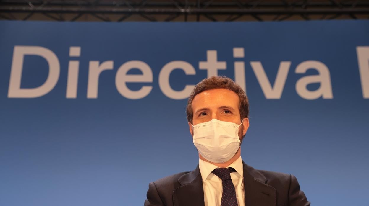 Pablo Casado en la Junta Directiva Nacional