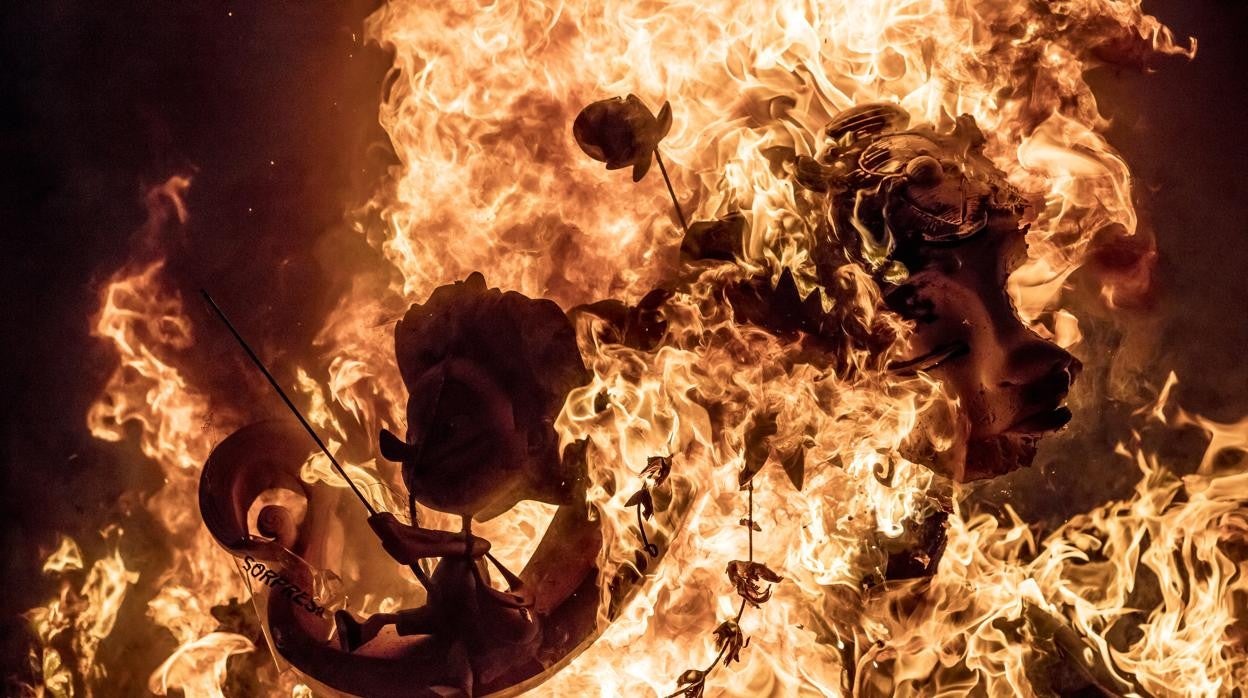 Imagen de archivo de la Cremà de una falla