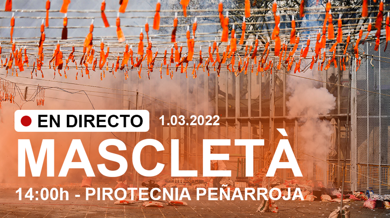 Fallas Valencia 2022: así ha sido la mascletà del 1 de marzo