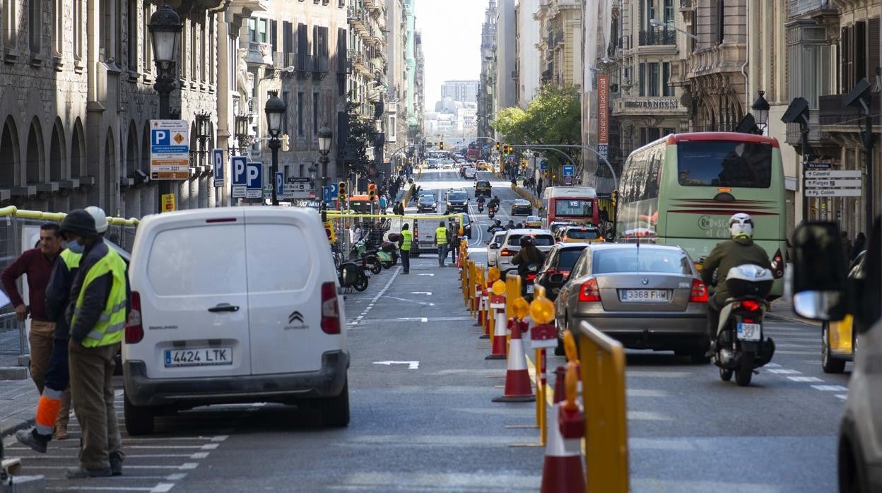 Las obras de la Vía Layetana