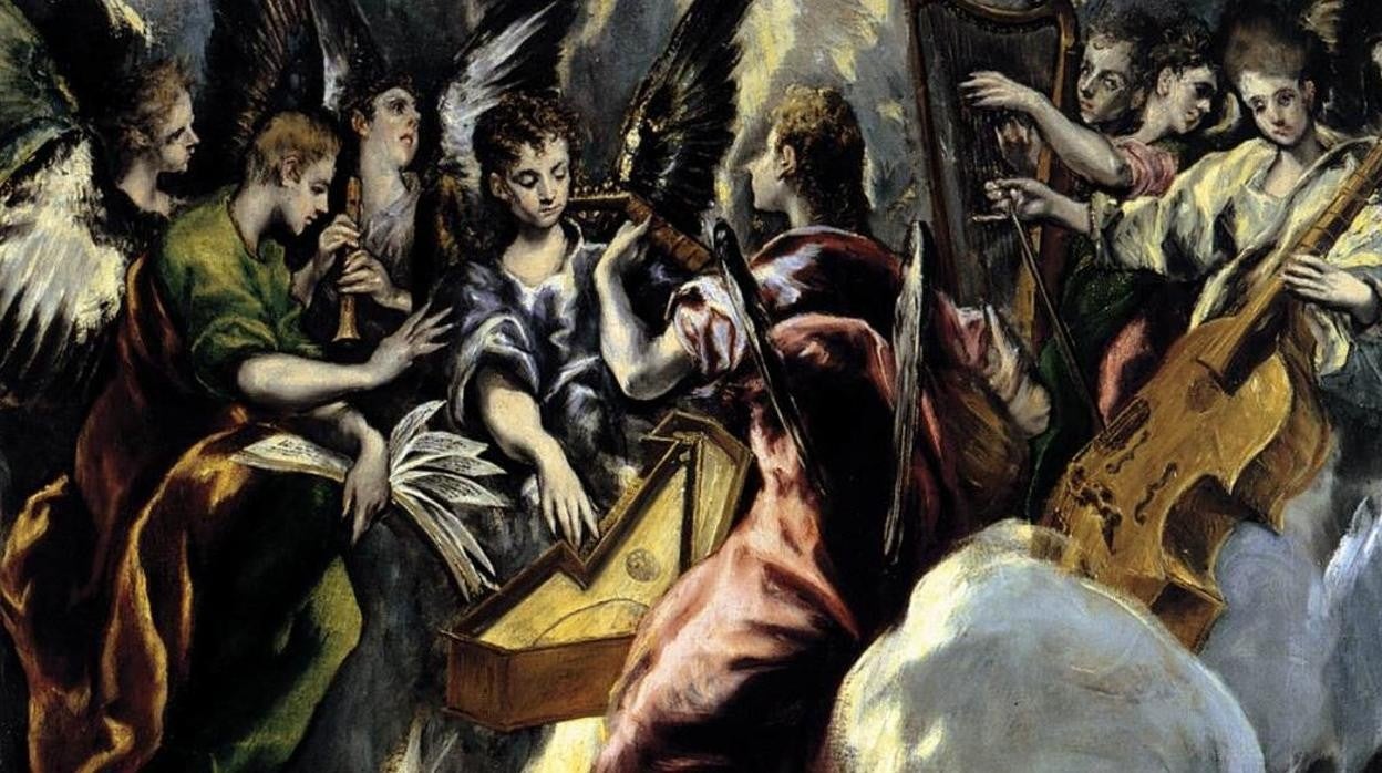 El Greco. Detalle de Anunciación. Museo del Prado