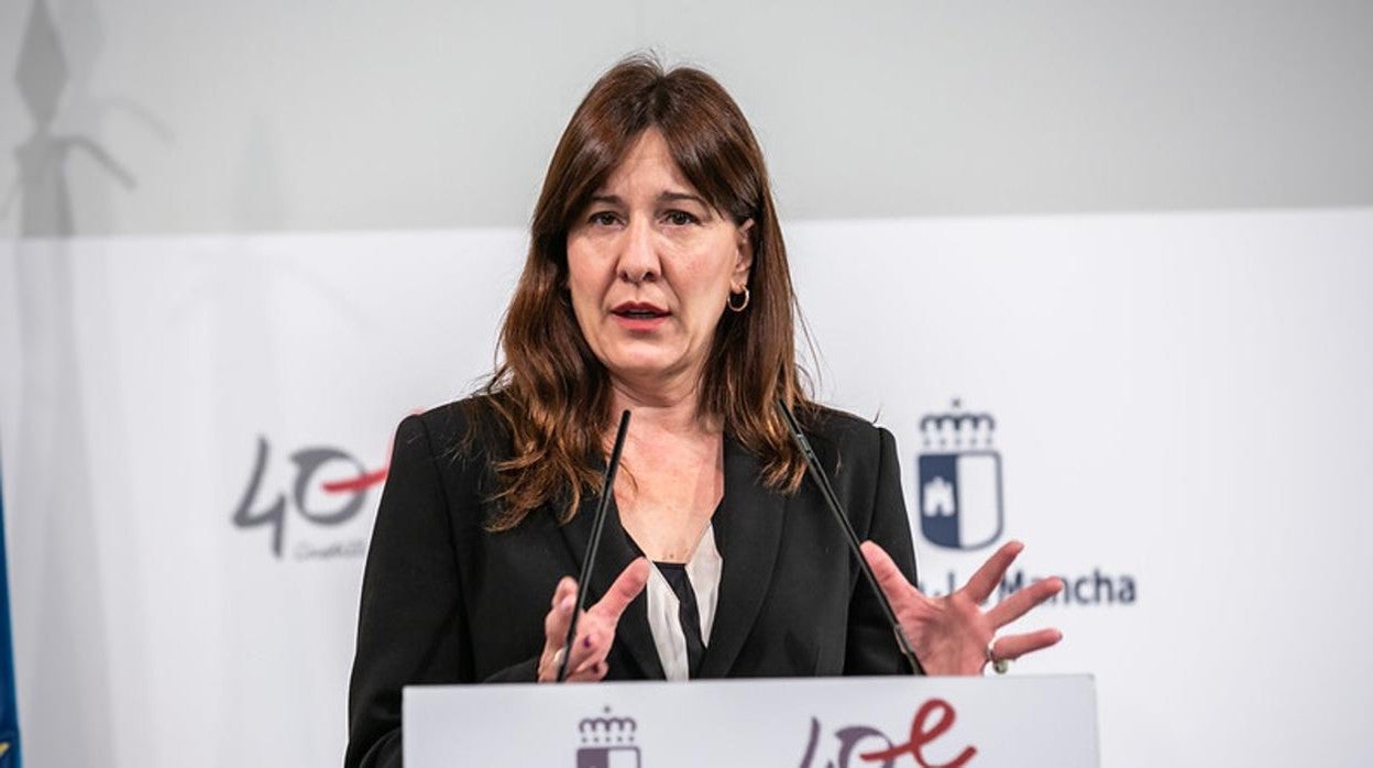 Blanca Fernández, tras el Consejo de Gobierno de Castilla-La Mancha