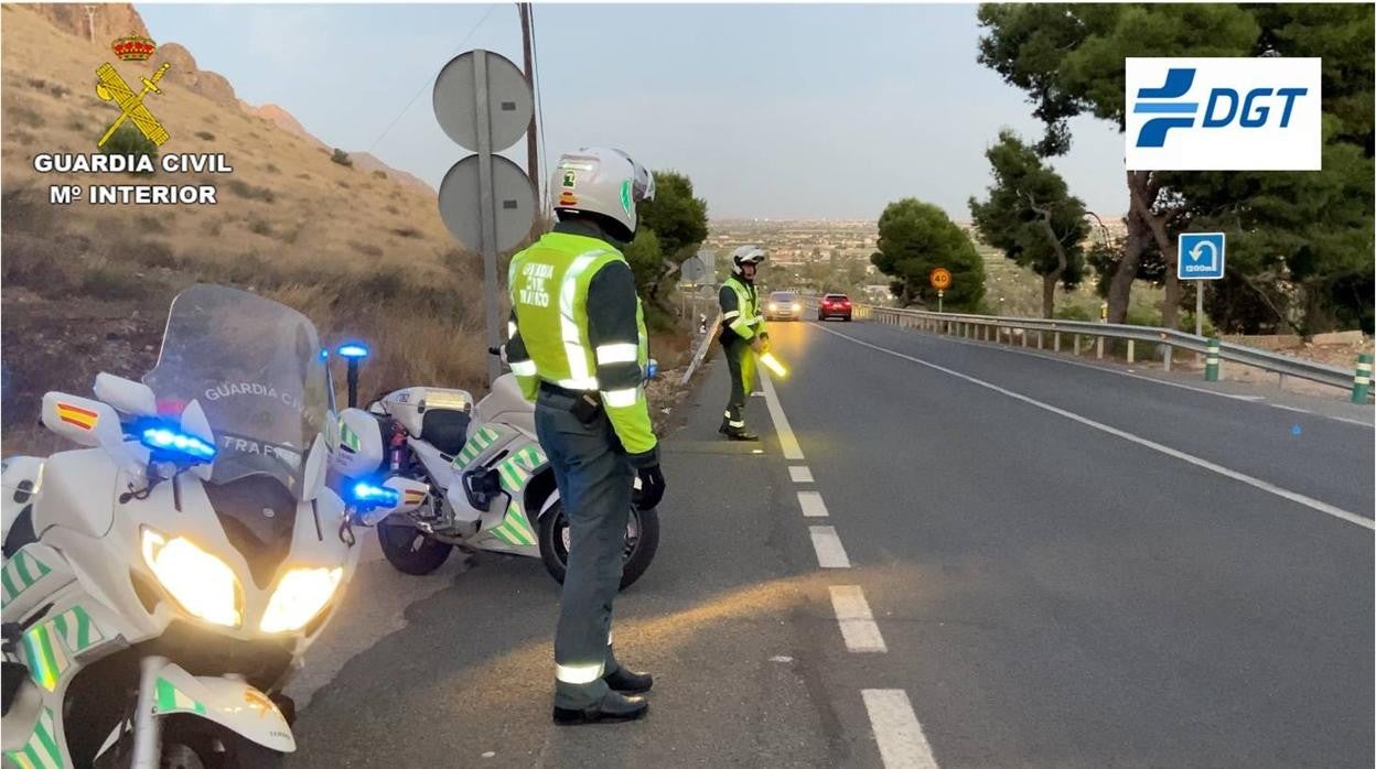 Control de la Guardia Civil de Tráfico