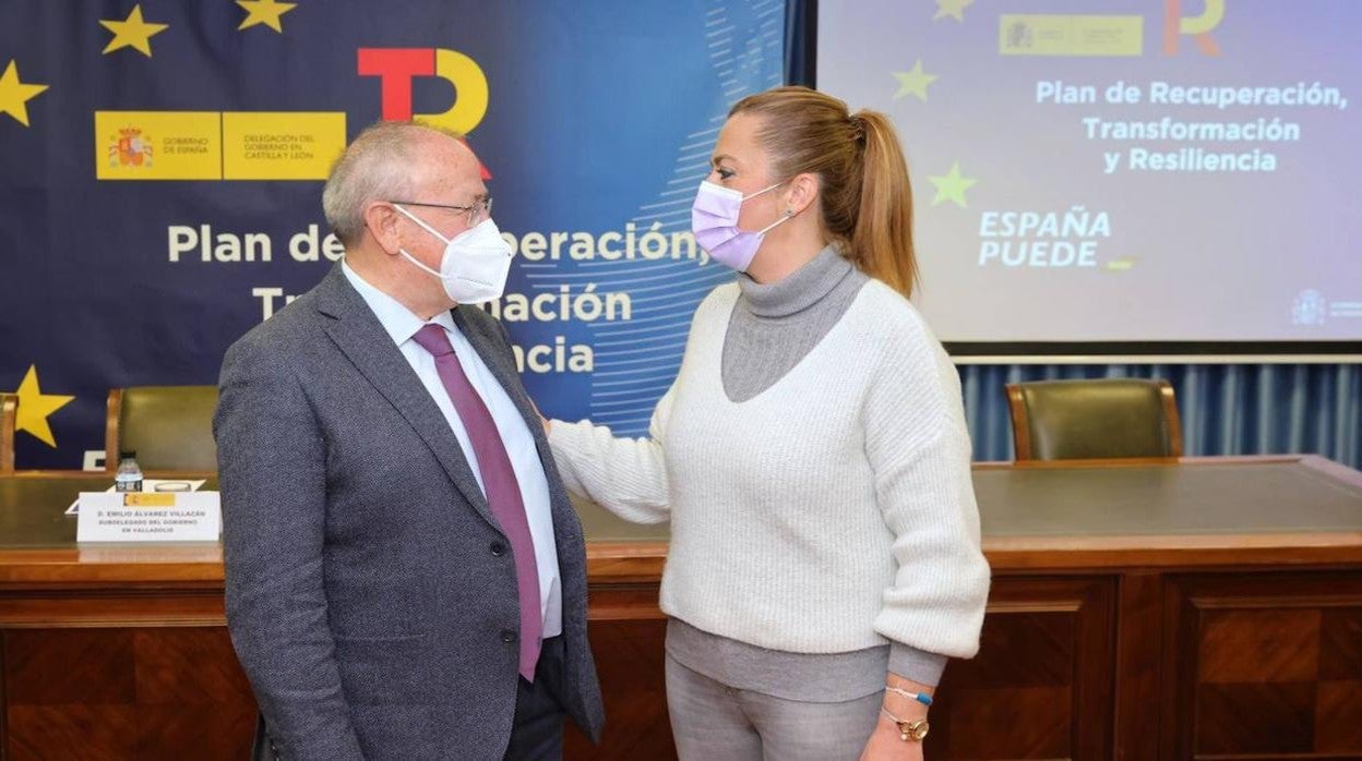 La delegada del Gobierno, Virginia Barcones, analiza las convocatorias de fondos de la UE, que pueden beneficiar a la Comunidad