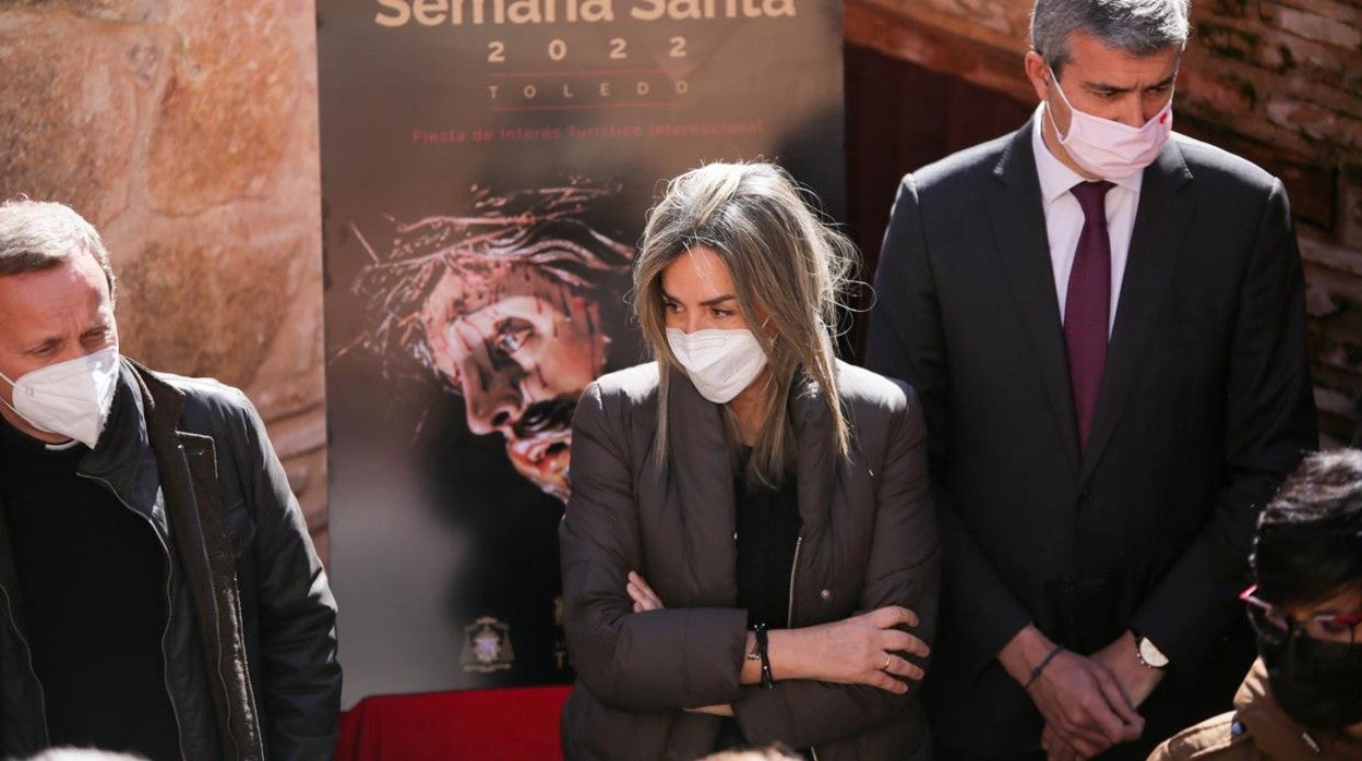 Milagros Tolón, en la presentación del cartel de la Semana Santa