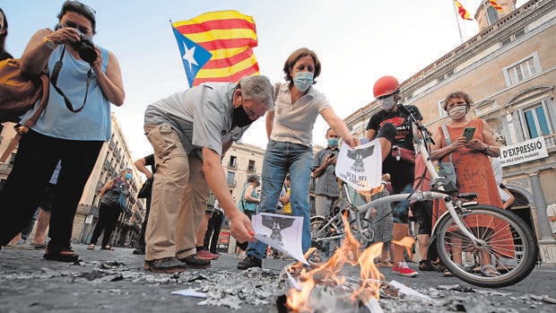 Las agresiones por motivos ideológicos caen en Cataluña tras el ‘procés’