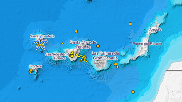 Alerta por repunte sísmico en Canarias: 130 terremotos en 15 días