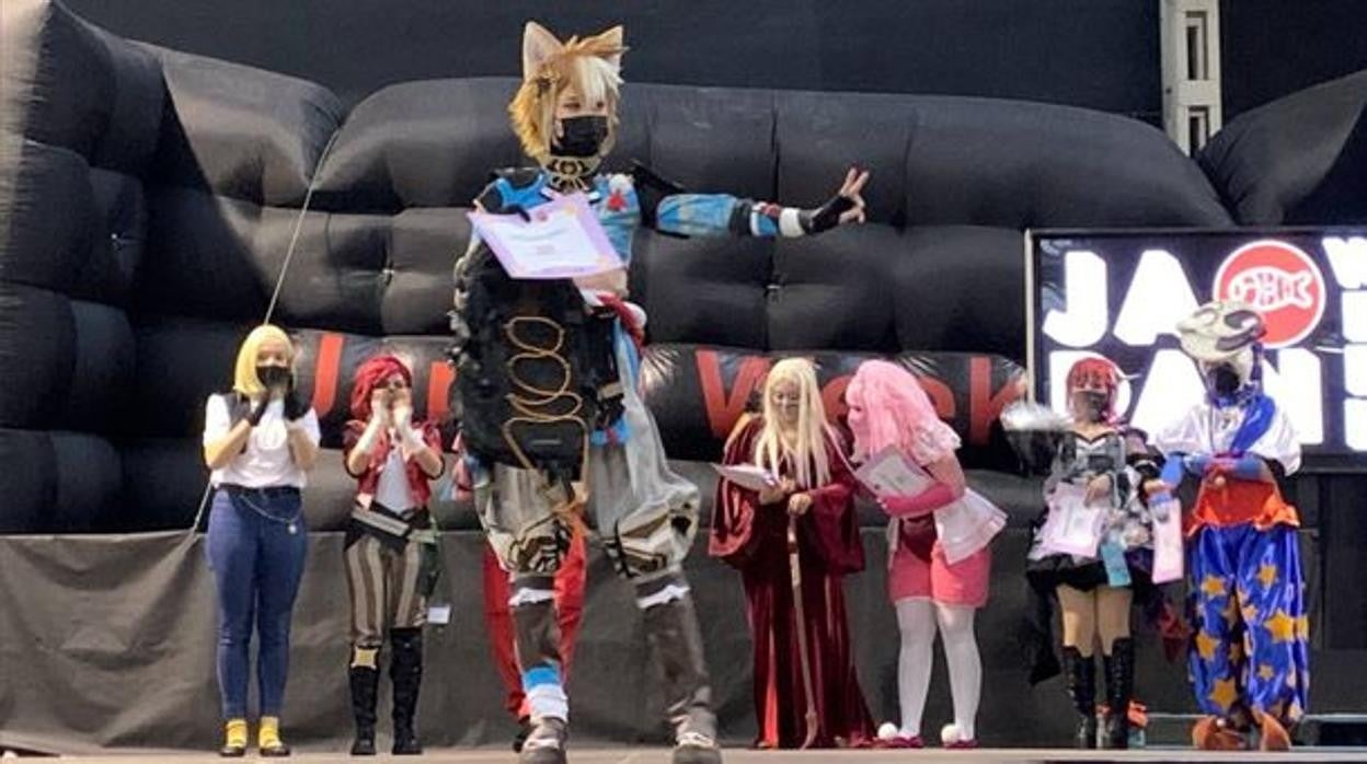 Un momento del concurso de 'cosplay' durante la Japan Weekend Barcelona 2022