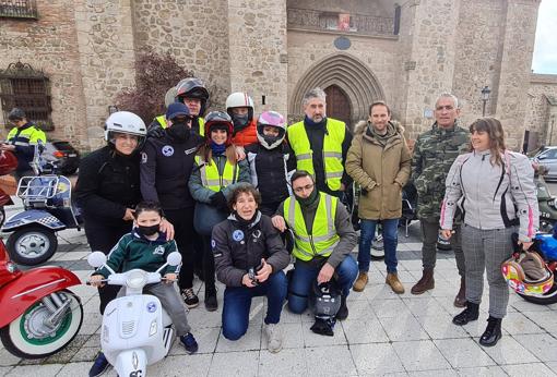 Algunos de los participantes en la ruta