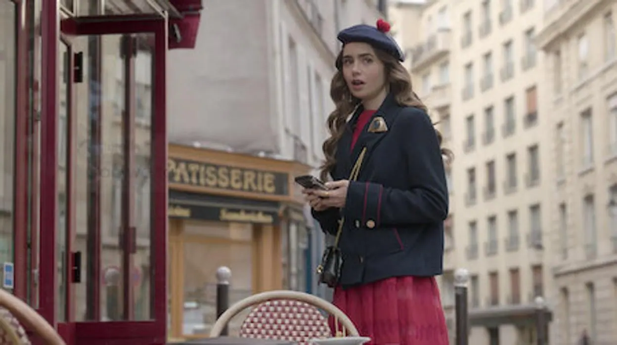 Fotograma de 'Emily in Paris', una de las series con versión de subtítulso en gallego