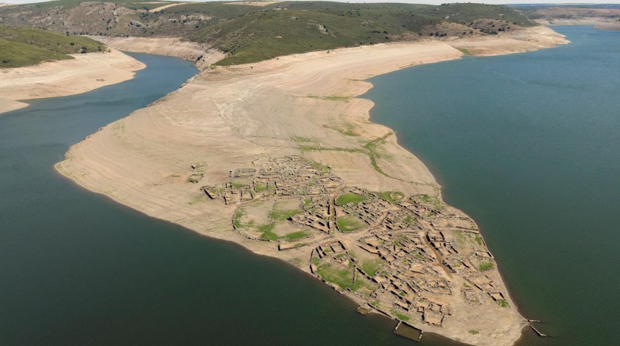 Imagen aérea del embalse