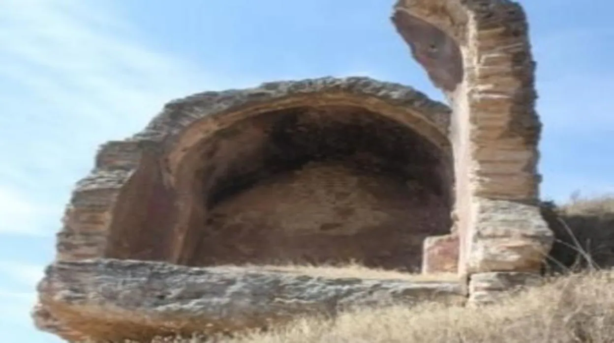 El aljibe son los únicos restos de la fortaleza musulmana