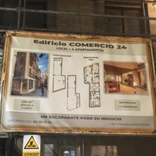 Construyen cuatro apartamentos y un local comercial en el edificio de la mítica mercería «Montes»