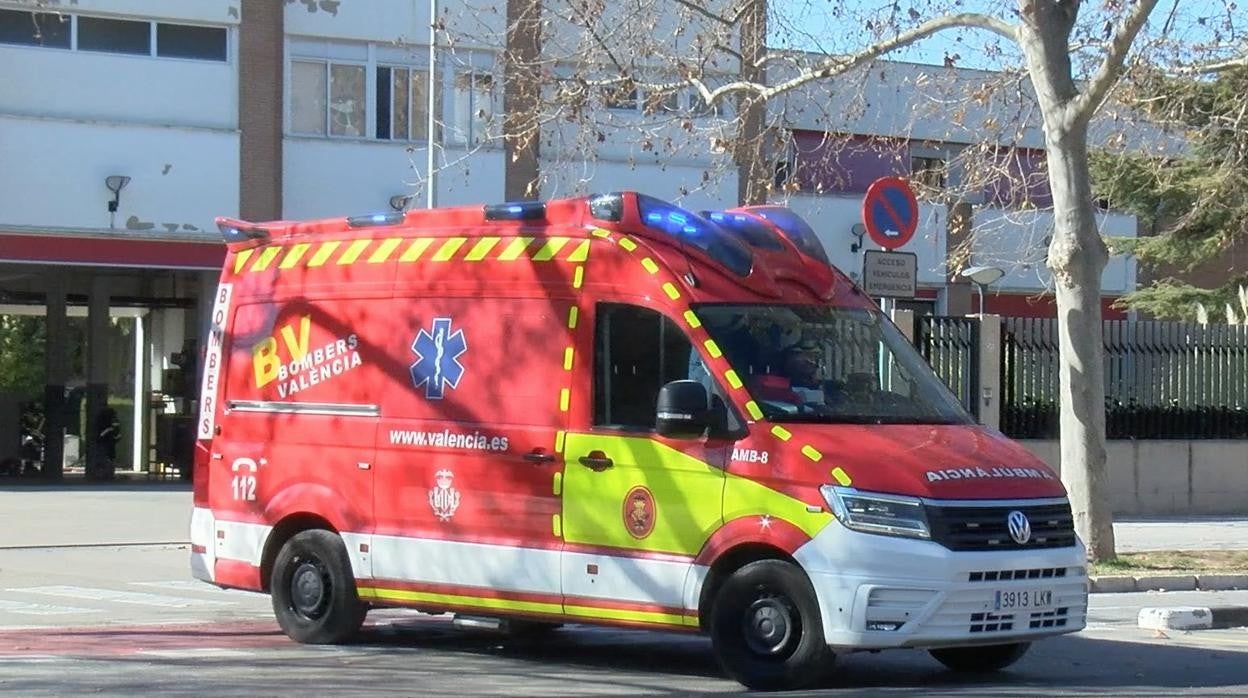 Un vehículo de los Bomberos de Valencia