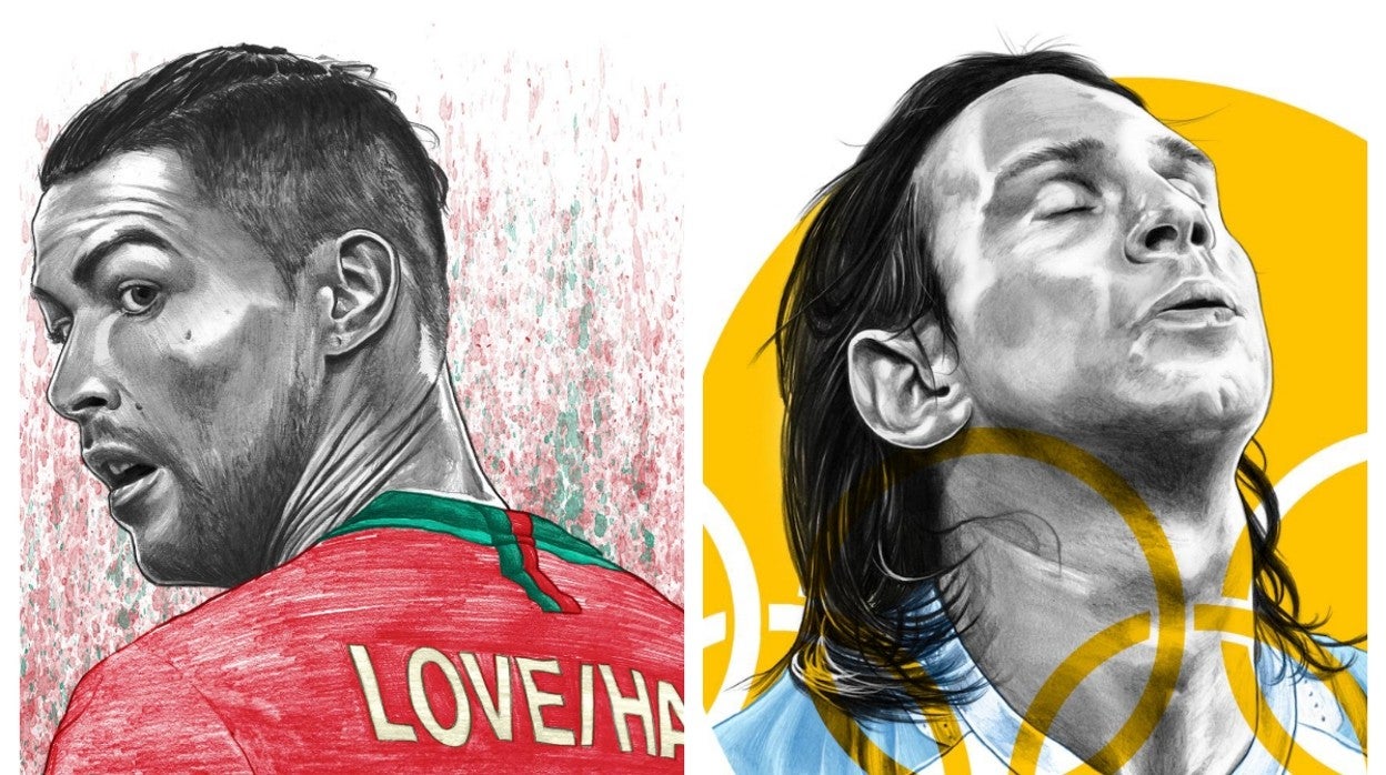 Ronaldo y Messi, vistos por Guillem Bosch