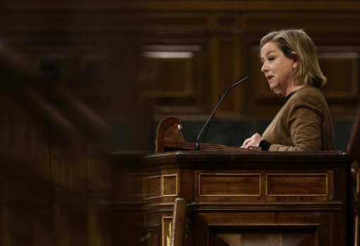 Ana Oramas en su intervención en el Congreso