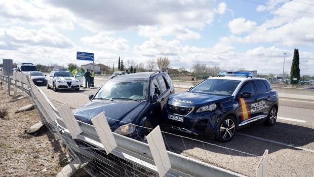 Detenido después de casi una hora de espectacular persecución entre Segovia y Valladolid