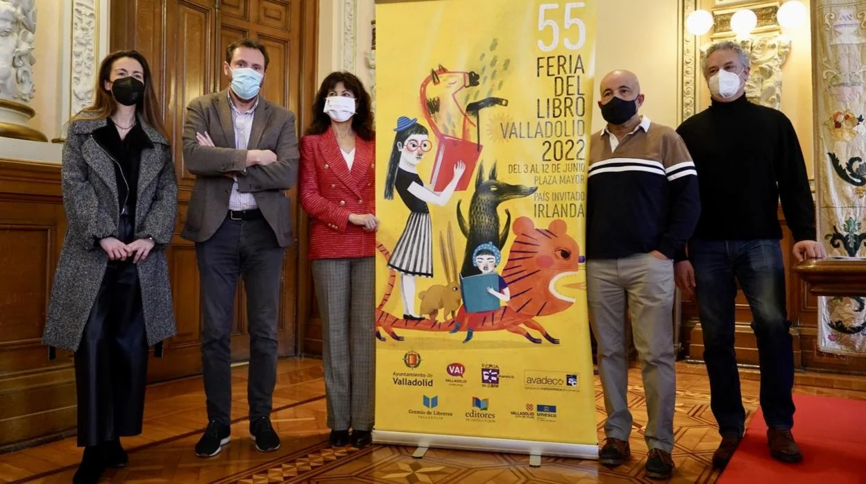 El Ayuntamiento de Valladolid presenta el cartel y el pregonero de la 55 Feria del Libro