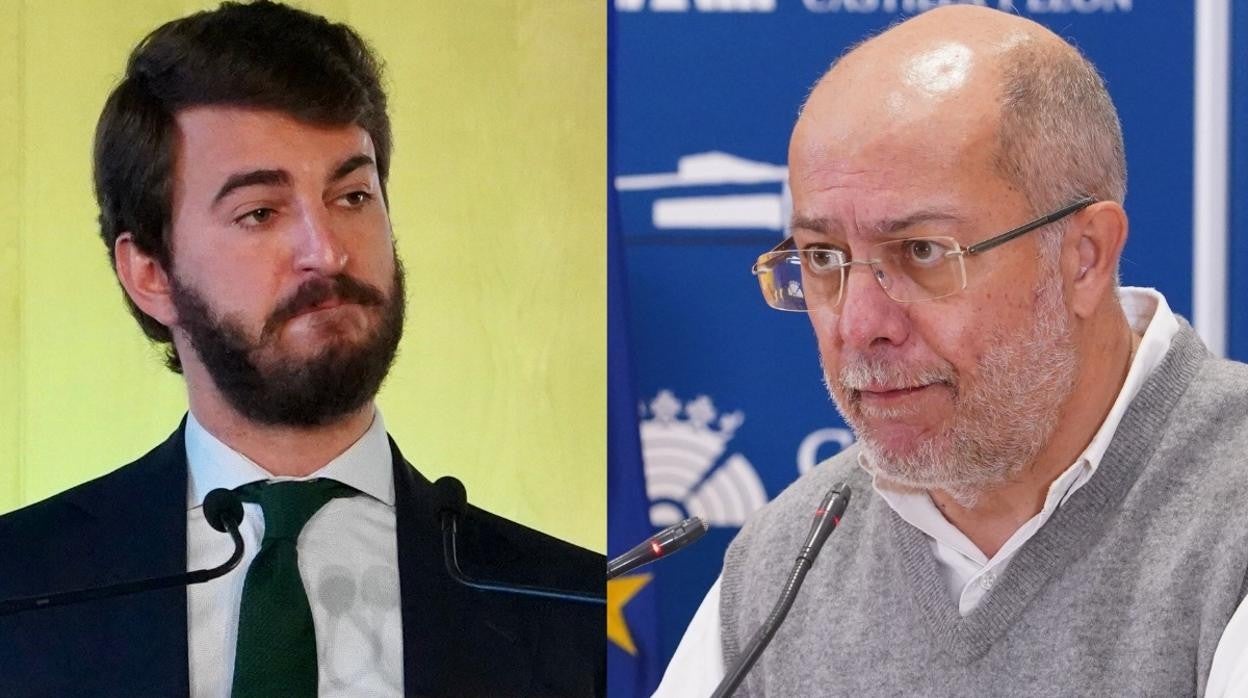 Los líderes de Vox y de Ciudadanos, Juan García-Gallardo y Francisco Igea