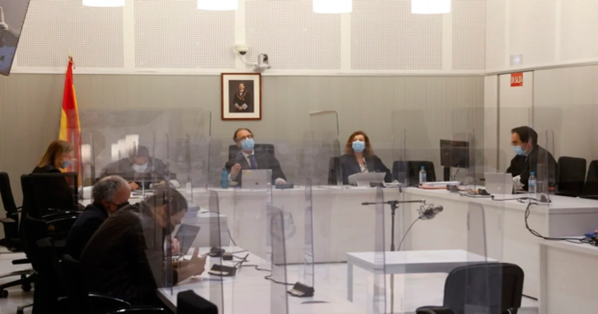Imagen del juicio celebrado este martes en la Audiencia Nacional
