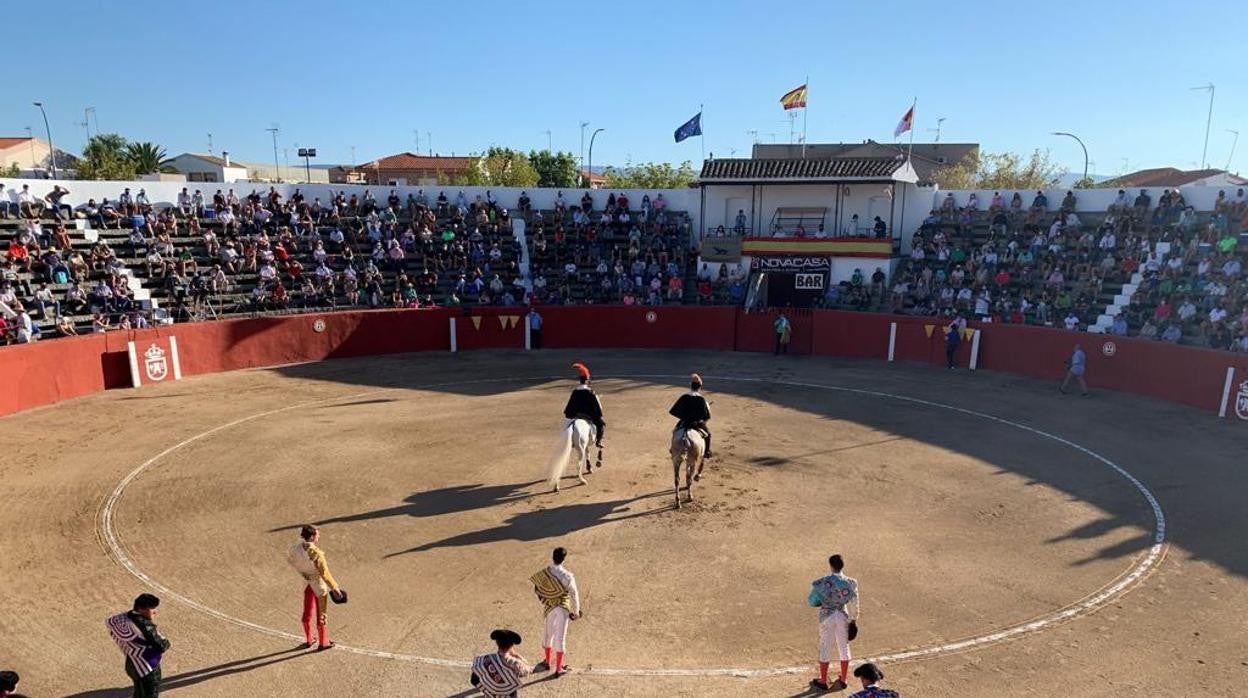 Imagen de la plaza de Sonseca, donde el 8 de mayo se lidiarán novillos de La Olivilla para Javier Cano, Adrián Reinosa y Miguel Losada